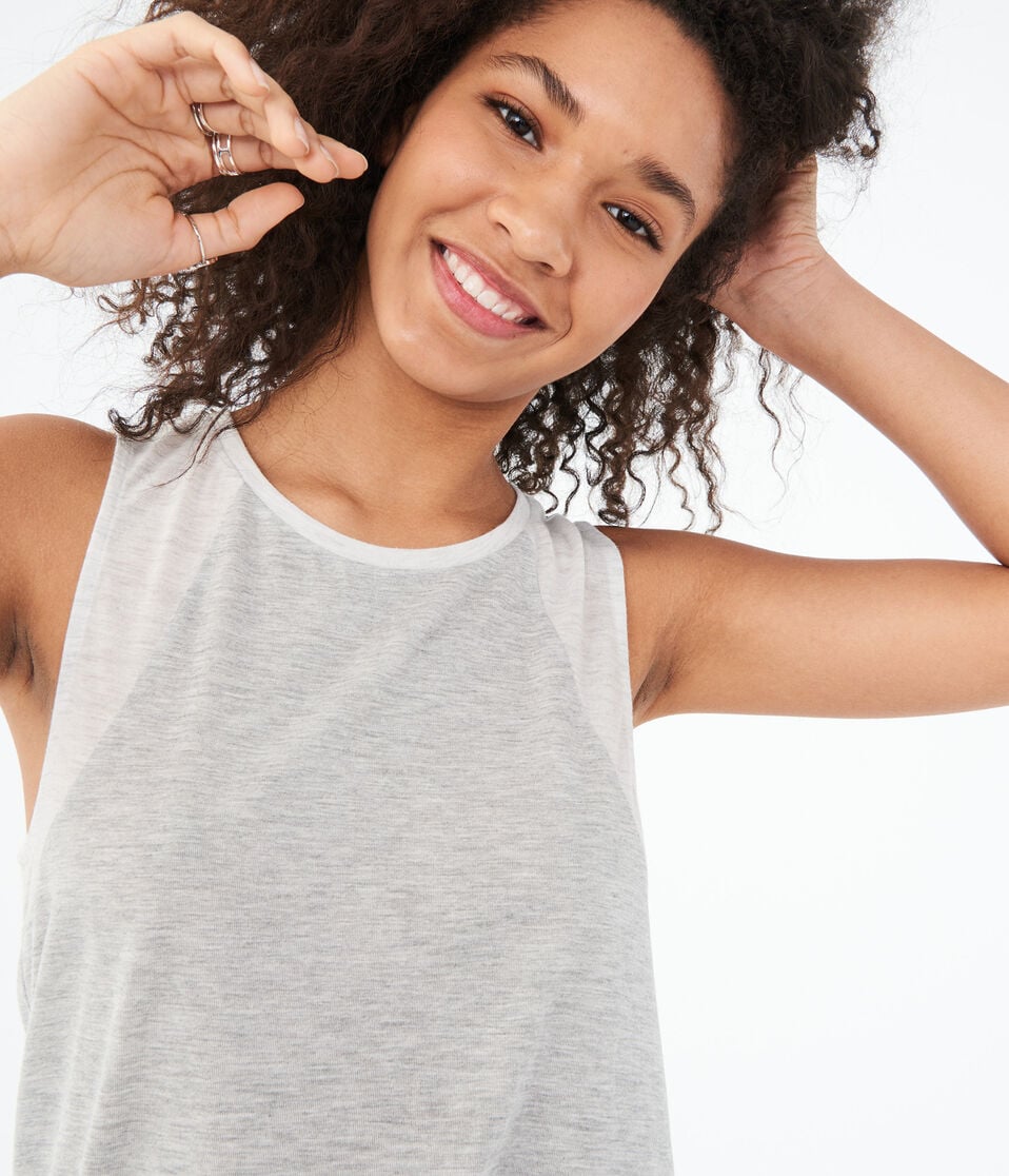 LLD Colorblocked Muscle Tank***