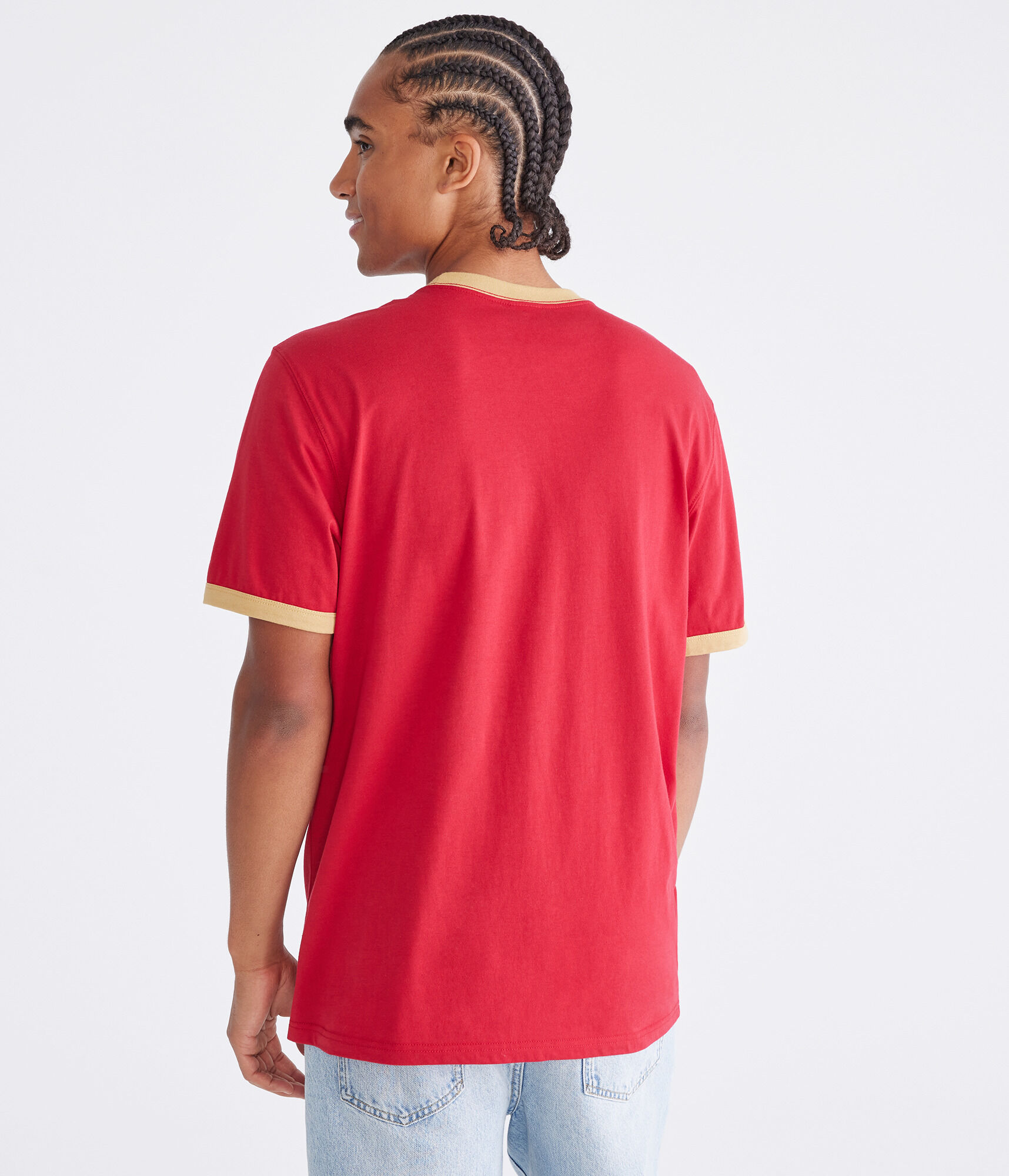 San Francisco 49ers Super Bowl Relaxed Ringer Graphic Tee