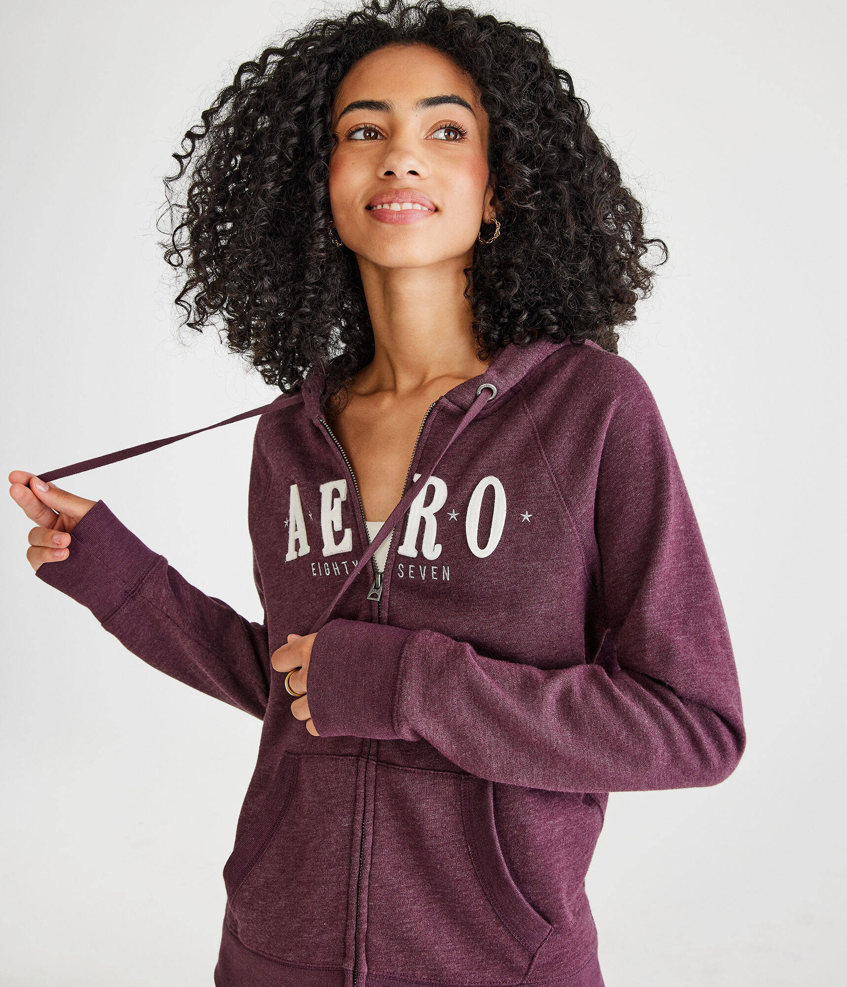 Aero Eighty Seven Stars Full-Zip Hoodie