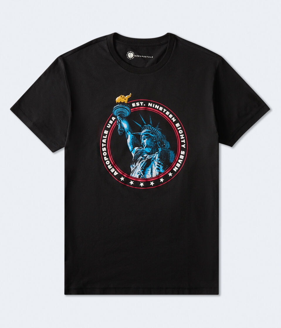 Aeropostale Liberty Circle Graphic Tee