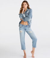 Low-Rise Baggy Crop Jean