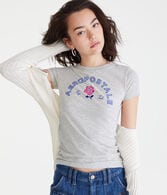 Aero Arch Rose Appliqué Graphic Tee
