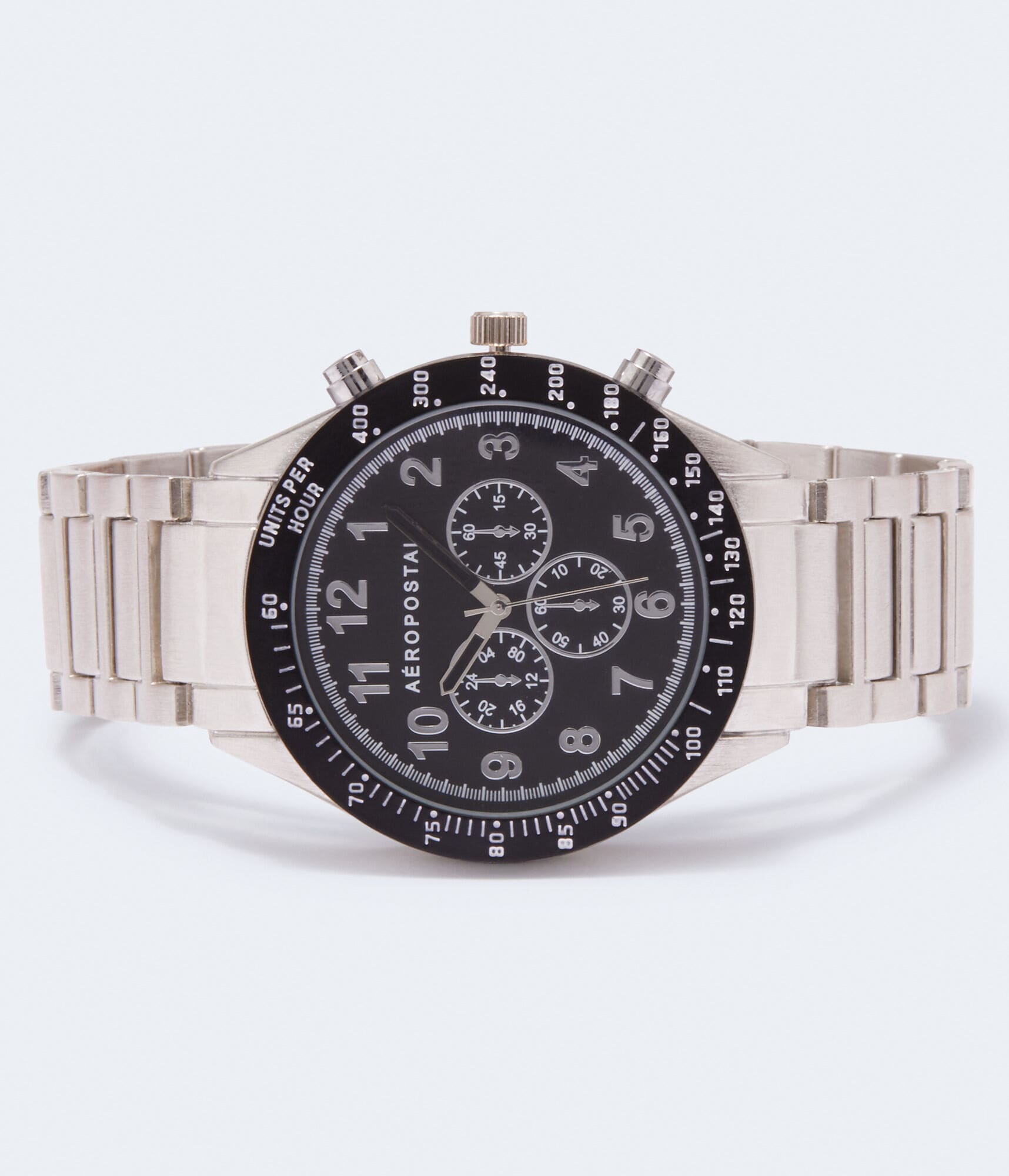 Round Metal Chrono Analog Watch - Main Image