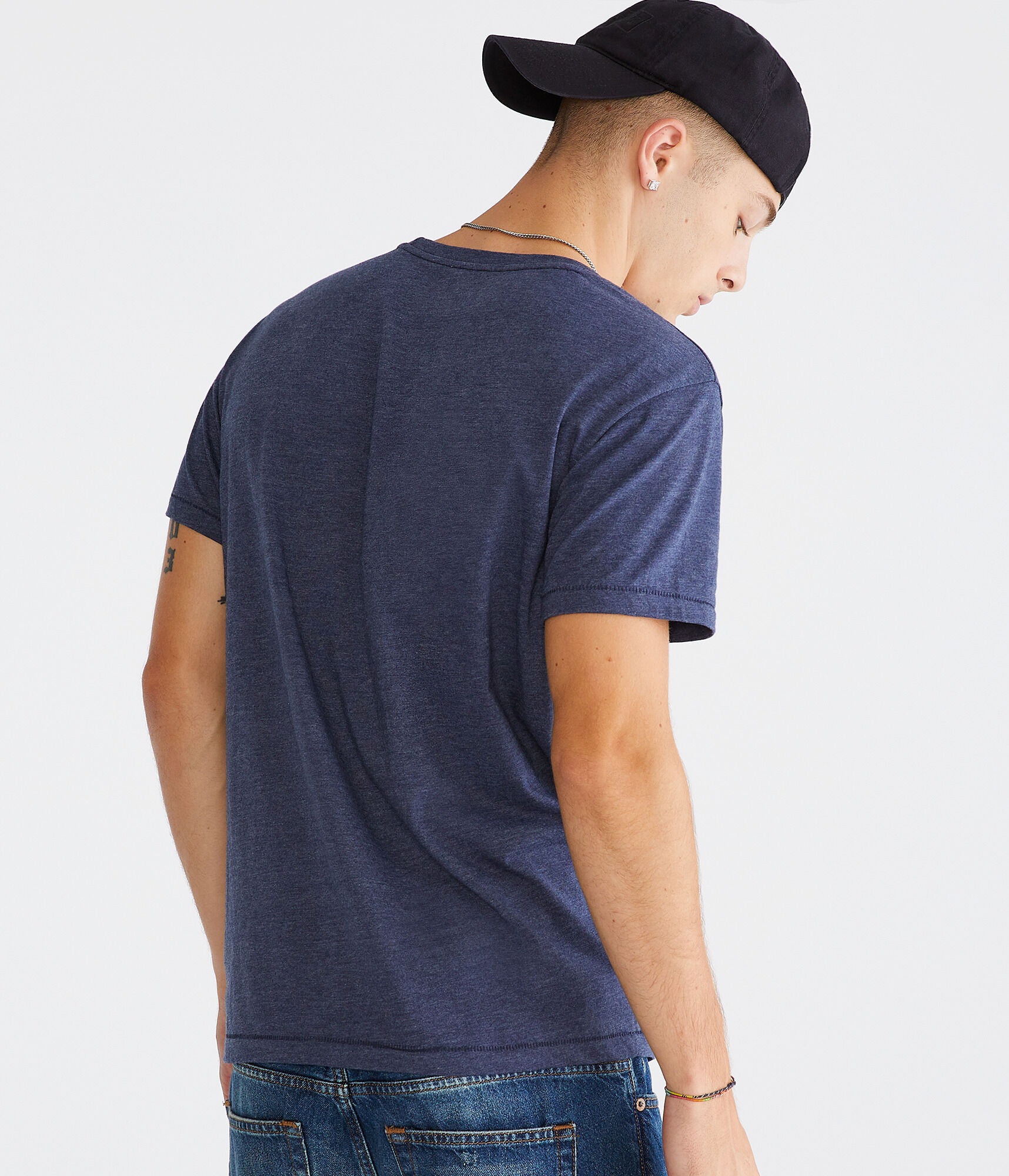 Aero Script Box Logo Graphic Tee