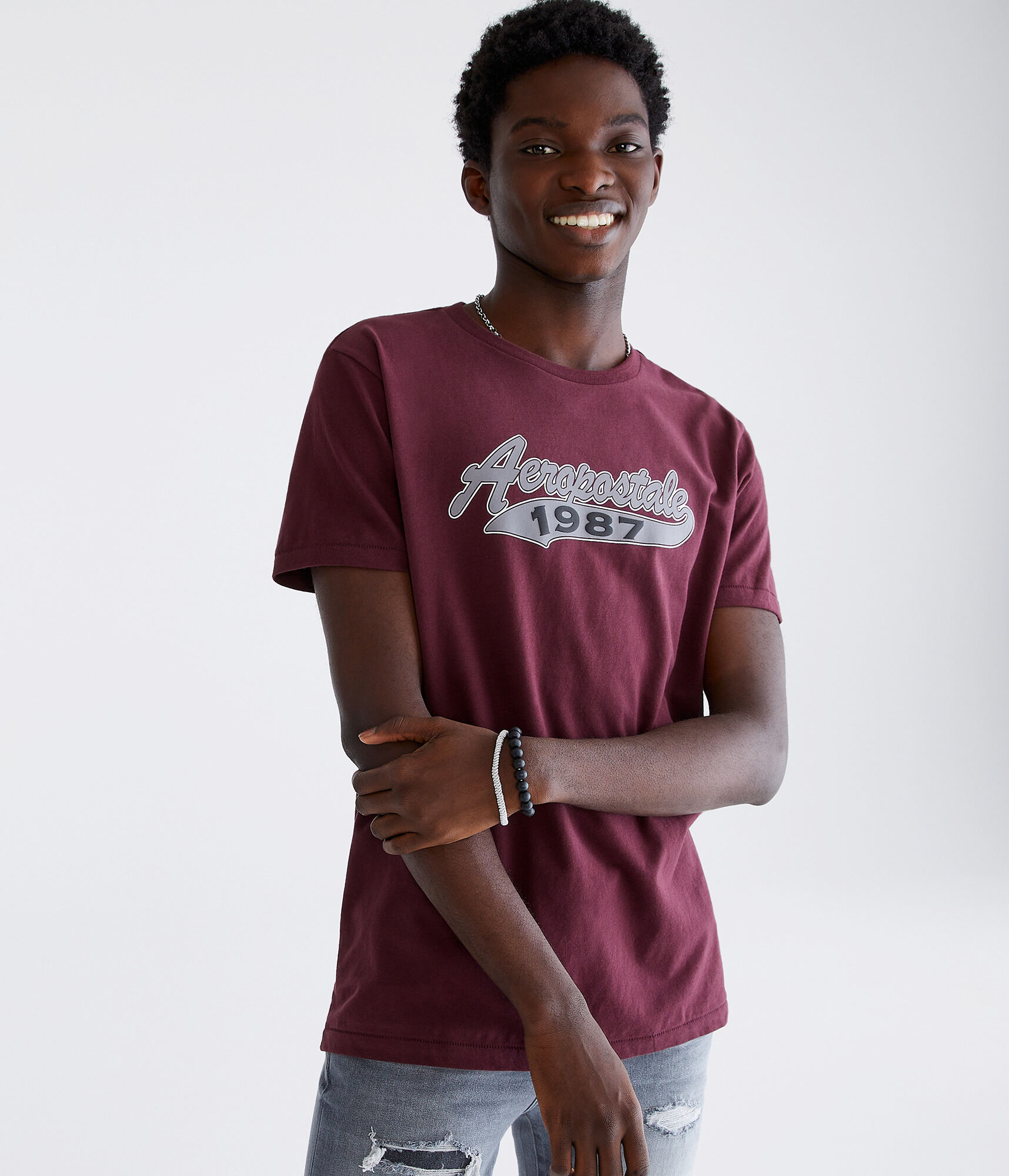 Aeropostale 1987 Logo Graphic Tee