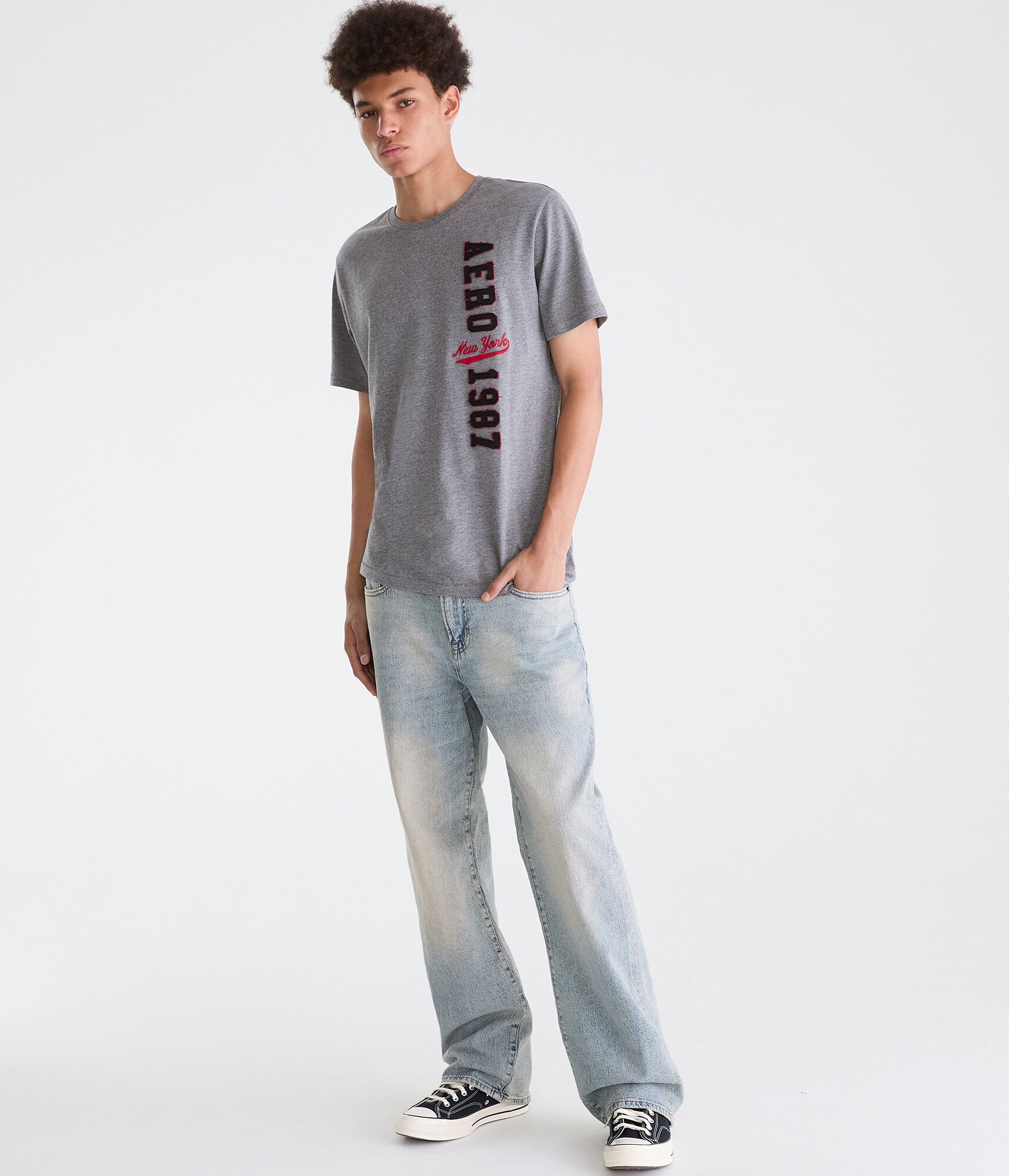 Aero New York 1987 Appliqu&eacute; Graphic Tee