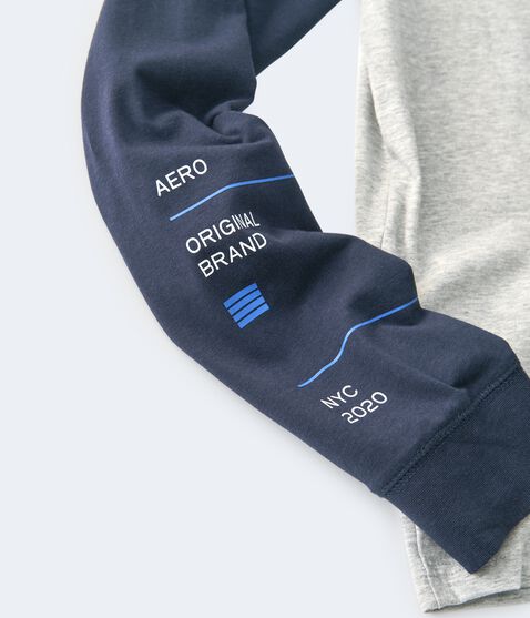 Long Sleeve 87 Aero Raglan Stretch Graphic Tee Long Sleeve 87 Aero Raglan Stretch Graphic Tee