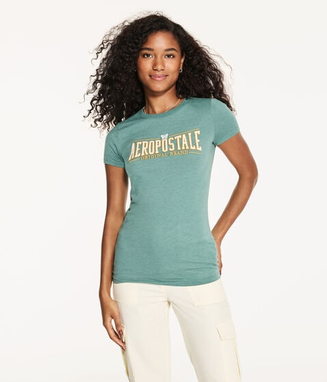 Aeropostale Original Butterfly Appliqué Graphic Tee