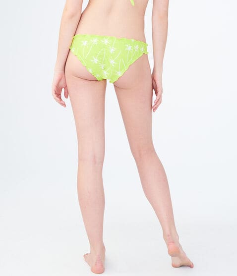LLD Palm Tree Ruffle Bikini Bottom***