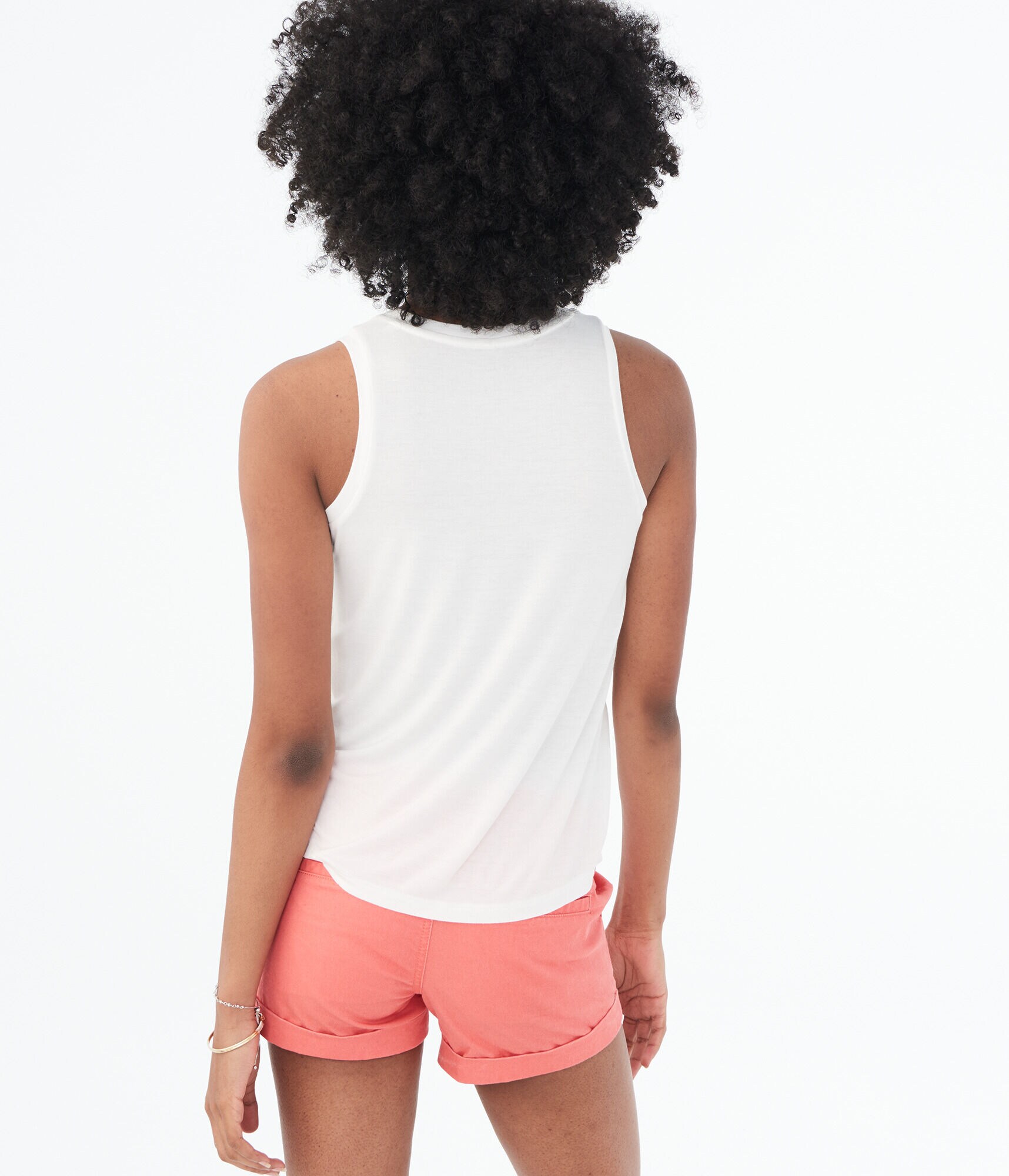 Embroidered Flower Tank***