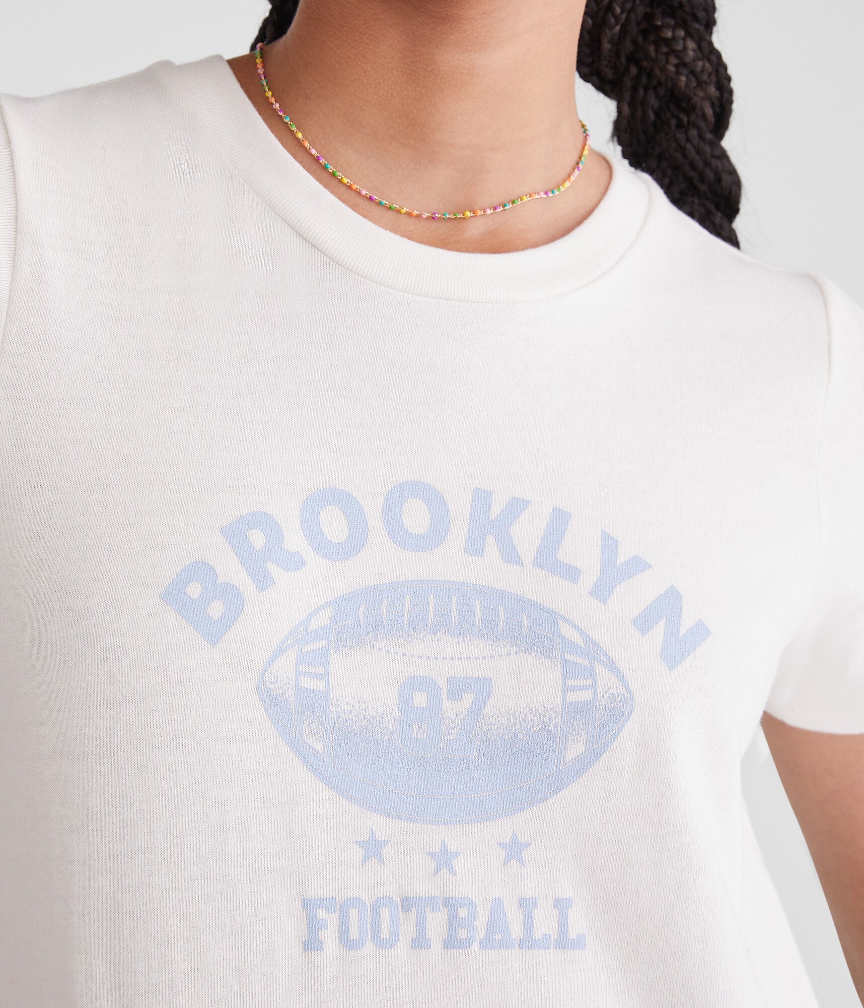 Seriously Soft Brooklyn Football Vintage Fit Graphic Tee