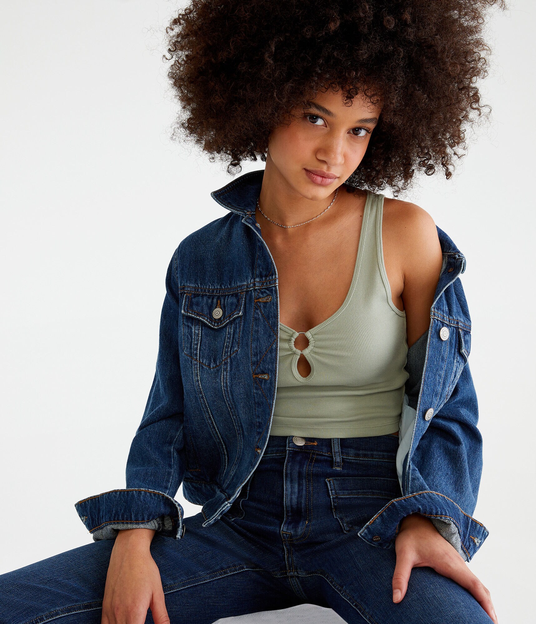 Keyhole Cropped Tank