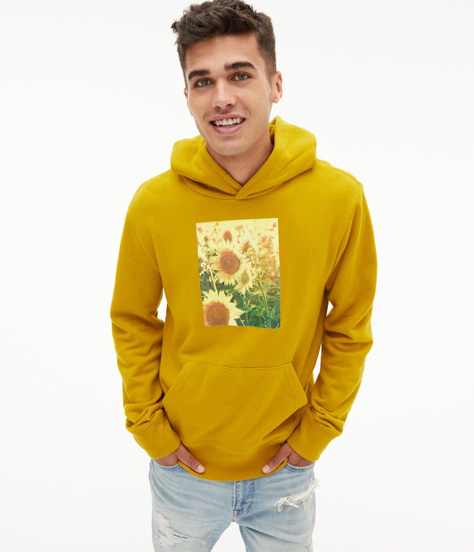 Sunflower Field Pullover Hoodie - Main Image