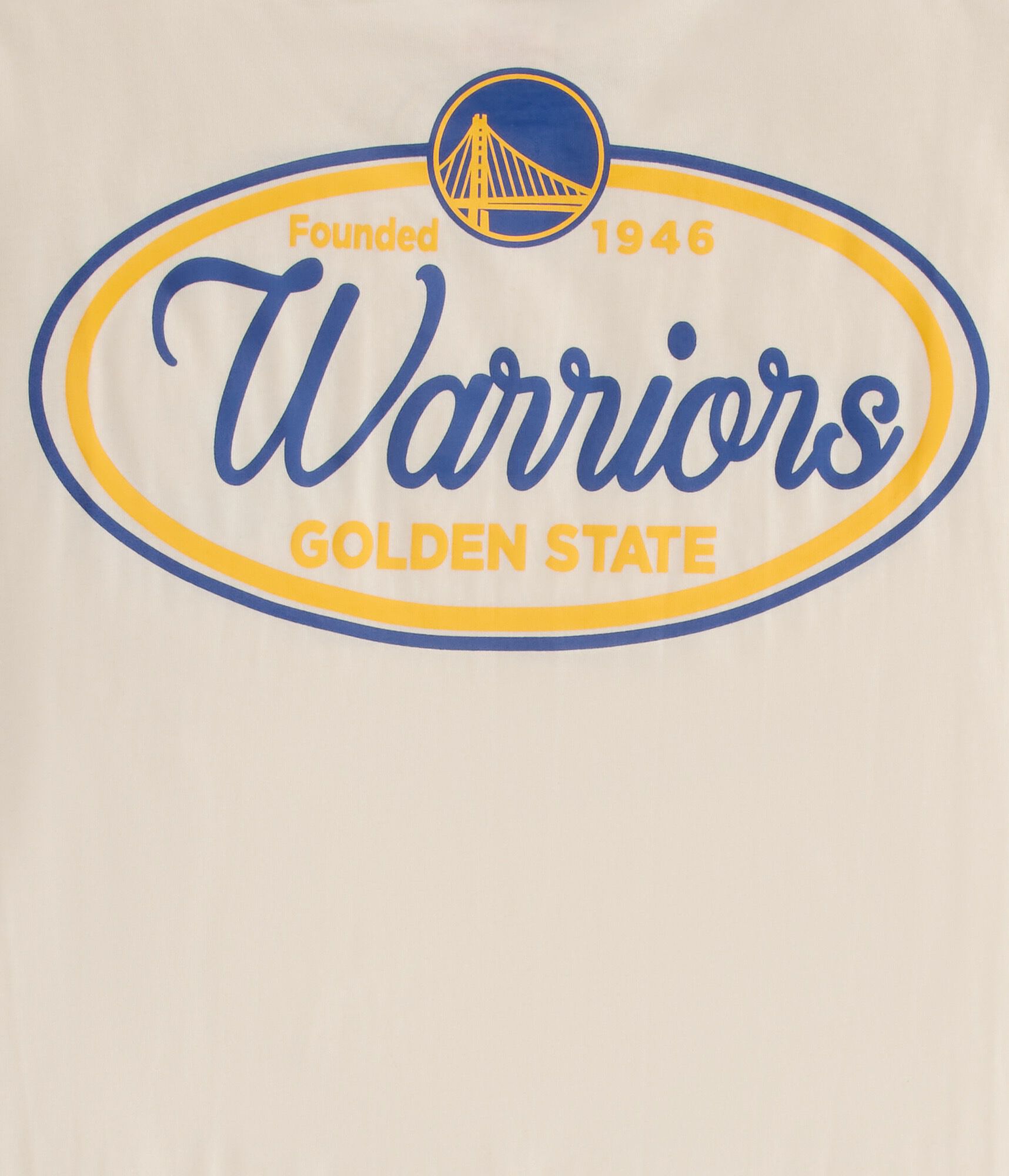 Golden State Warriors Oval Relaxed Graphic Tee