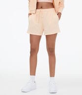 Slouchy High-Rise Fleece Shorts