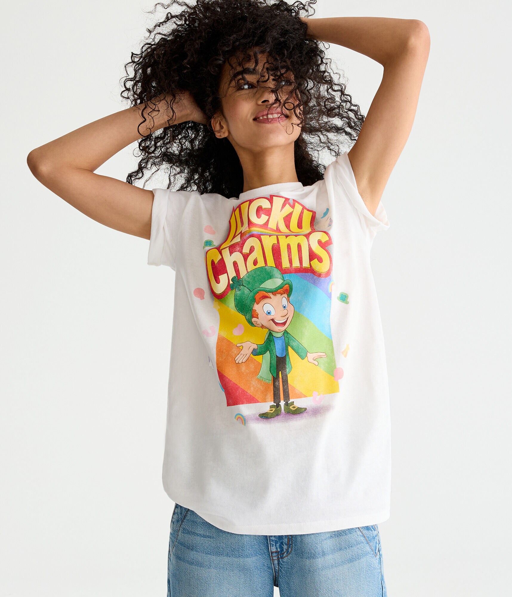 Lucky Charms Boyfriend Graphic Tee