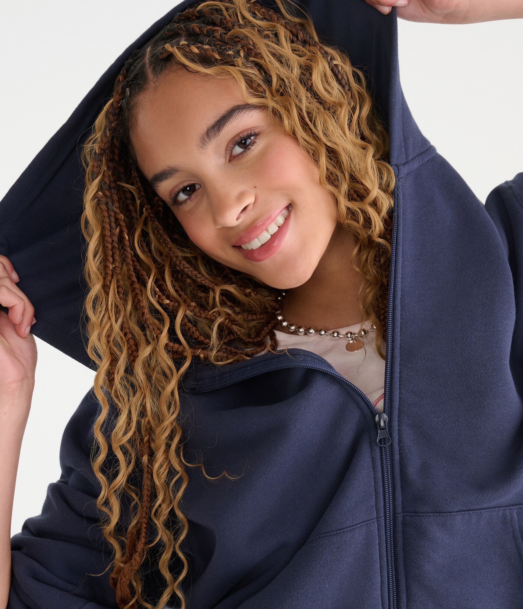 Cloud Soft Oversized Full-Zip Hoodie