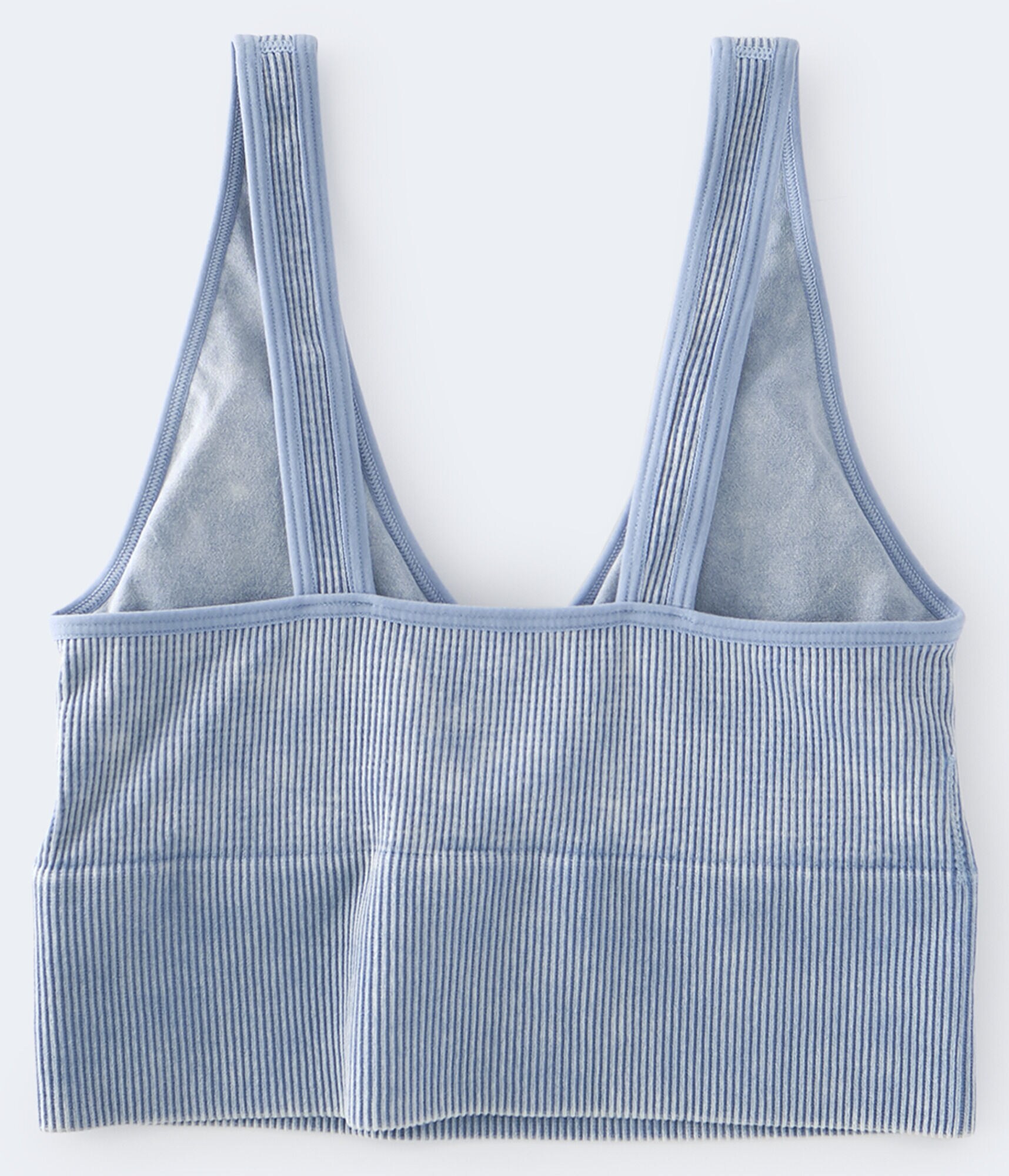 ribbed longline bralette