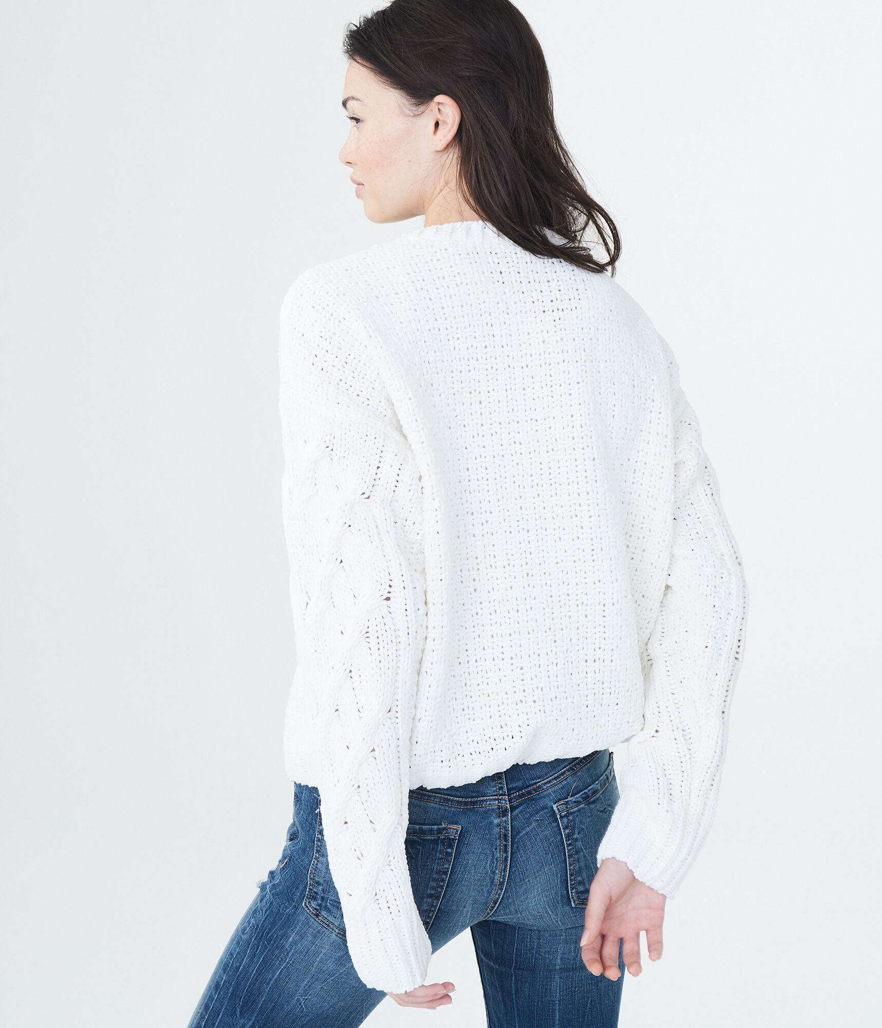 Cable Chenille Sweater