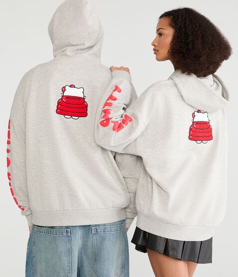 Hello Kitty | Aero Puffer Jacket Pullover Hoodie Hello Kitty | Aero Puffer Jacket Pullover Hoodie