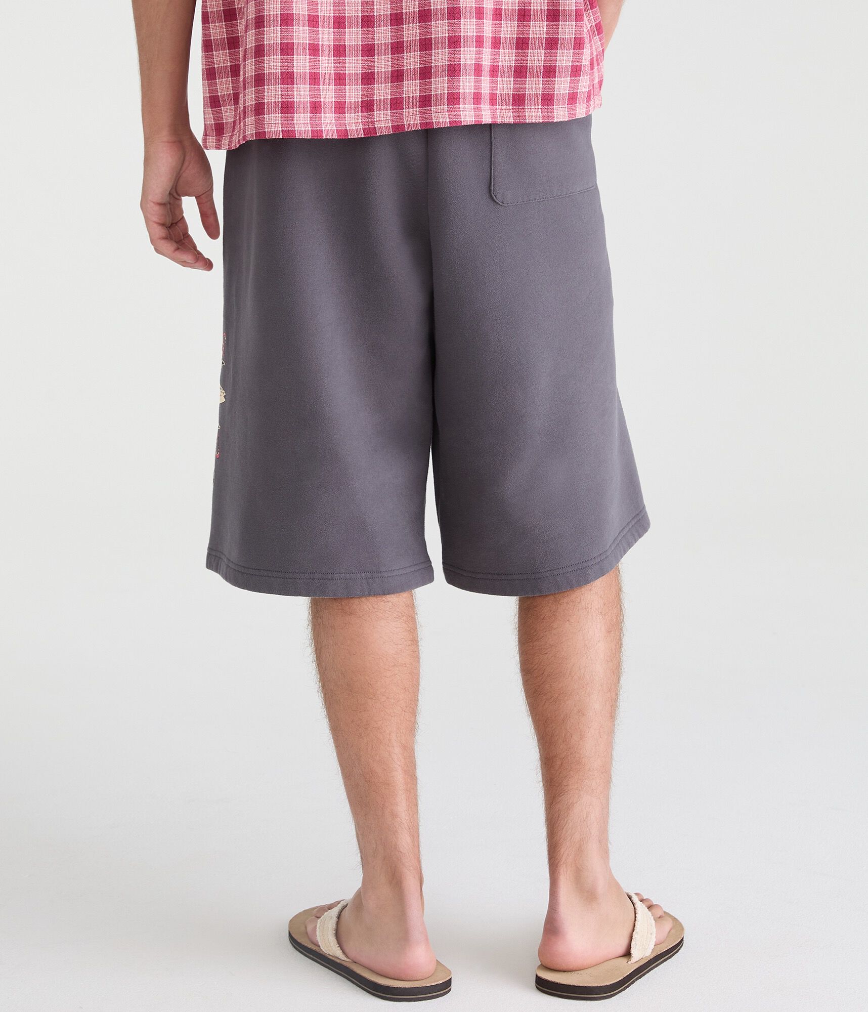 Quiksilver Dragon Tattoo Super Baggy Fleece Shorts