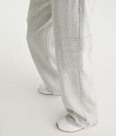 Low-Rise Cargo Wide Leg Sweatpants