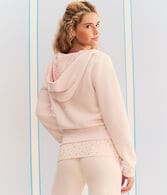 Demetra for Aero Floral Full-Zip Hoodie