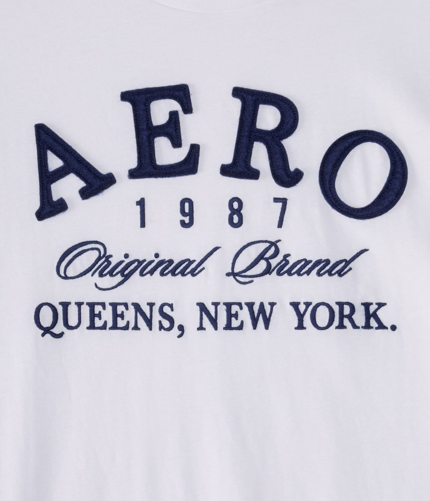Aero Queens NY Appliqué Graphic Tee