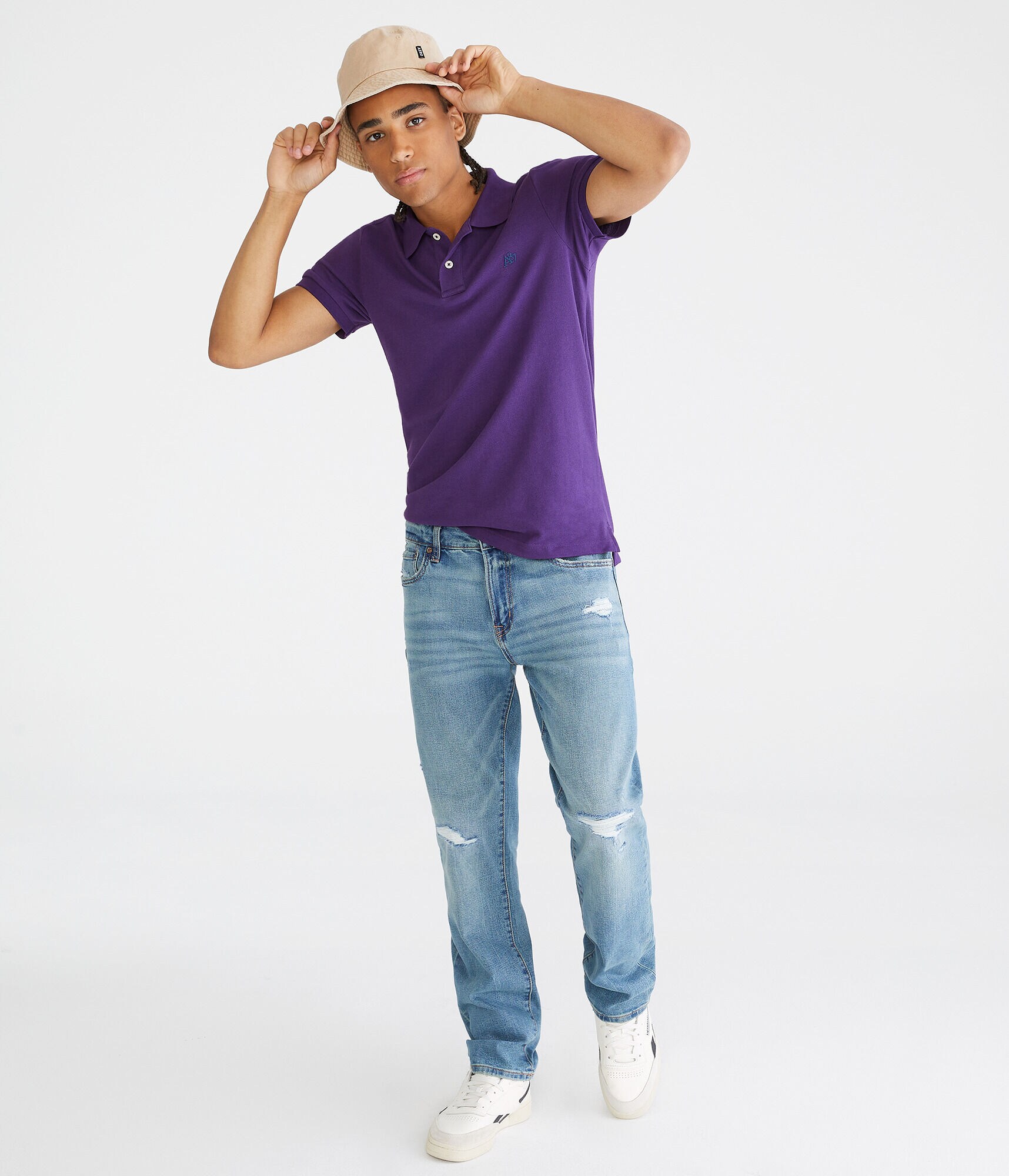 Eco A87 Logo Piqu&eacute; Polo