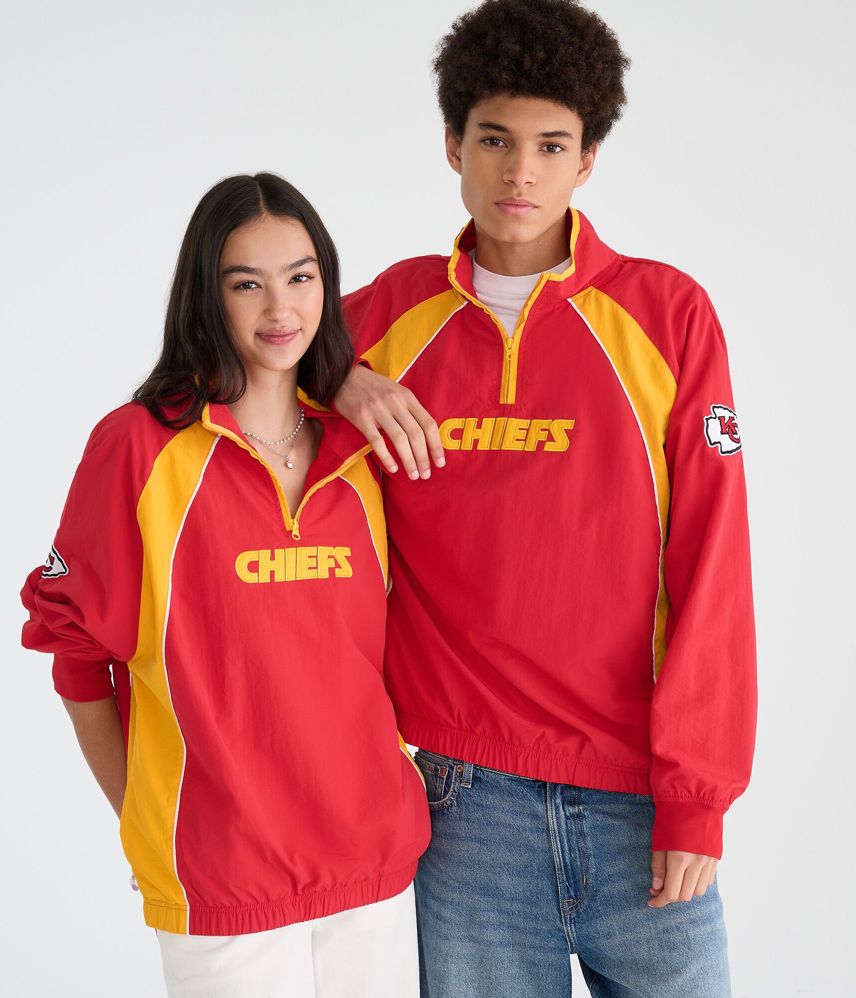 Kansas City Chiefs Quarter-Zip Track Jacket