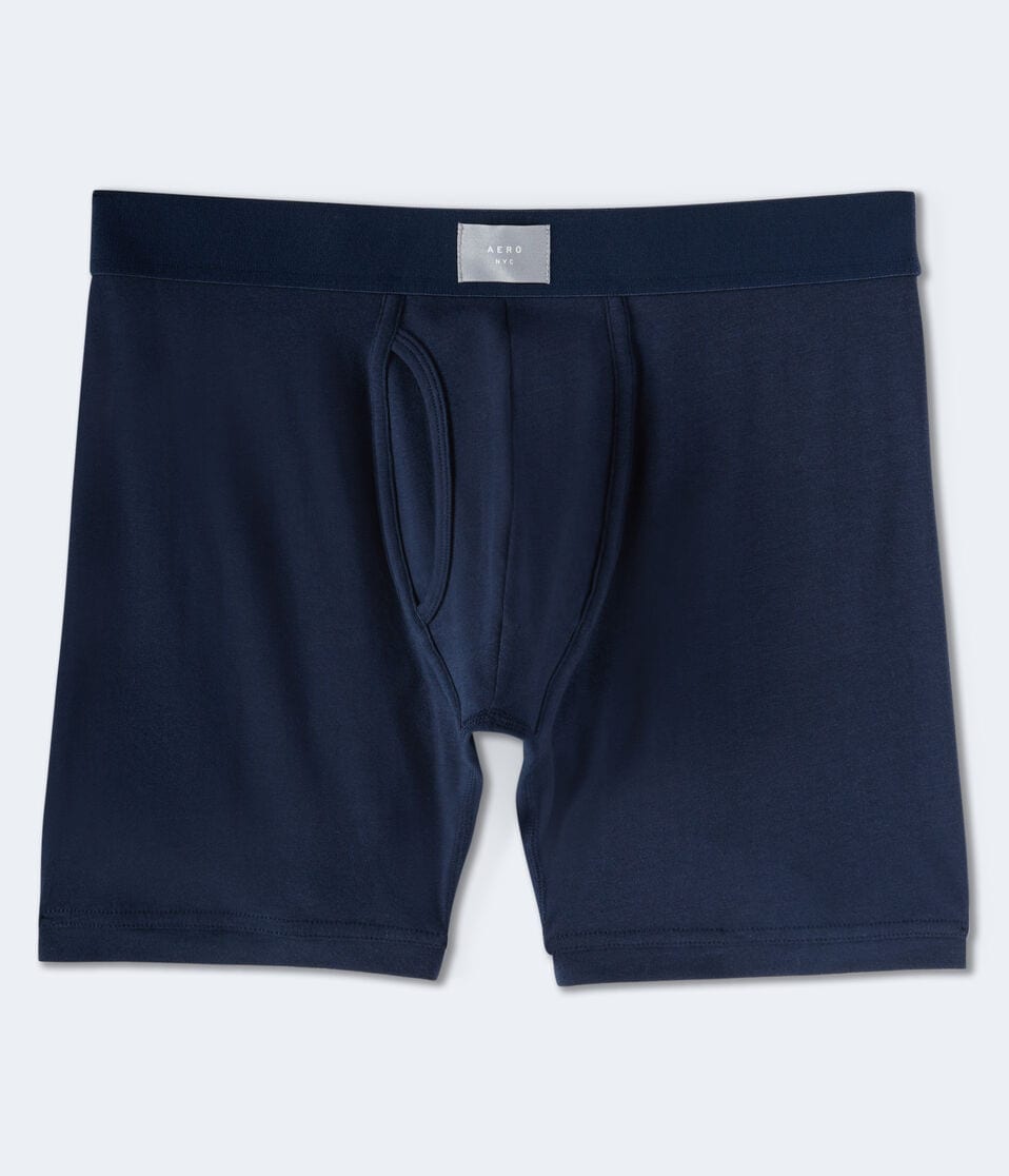 Solid 6" Knit Boxer Briefs