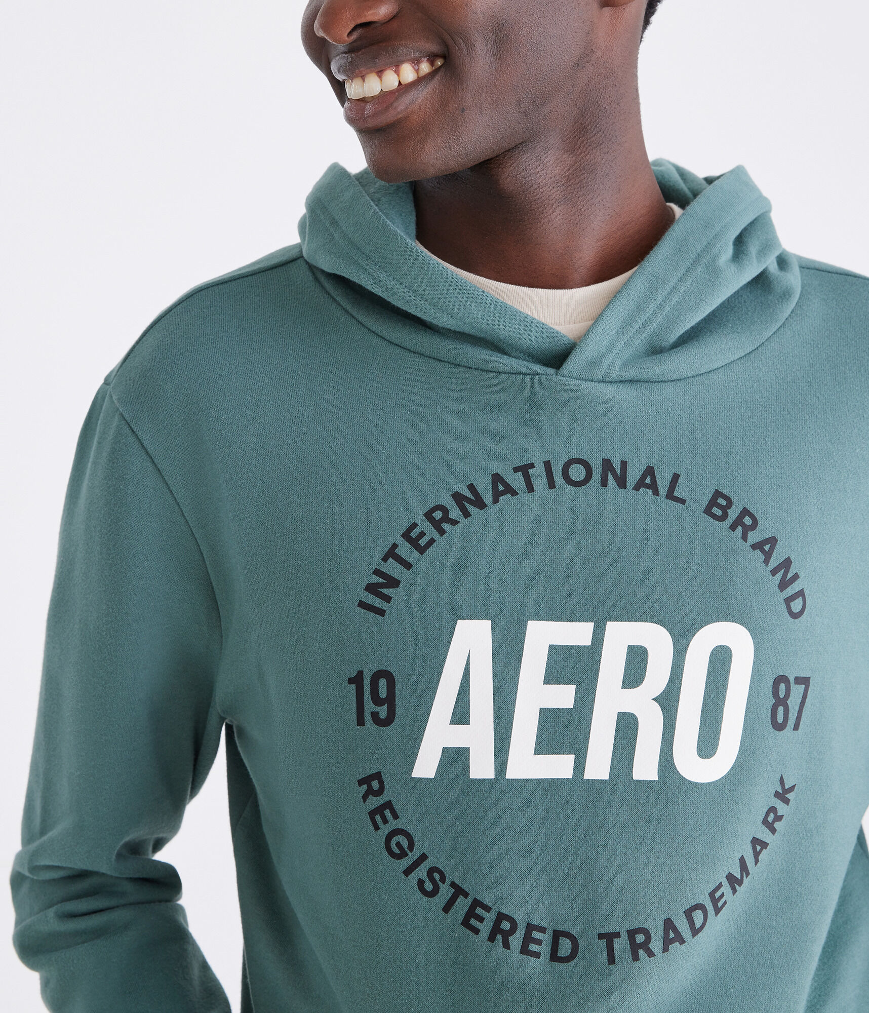 Aero International Brand Pullover Hoodie