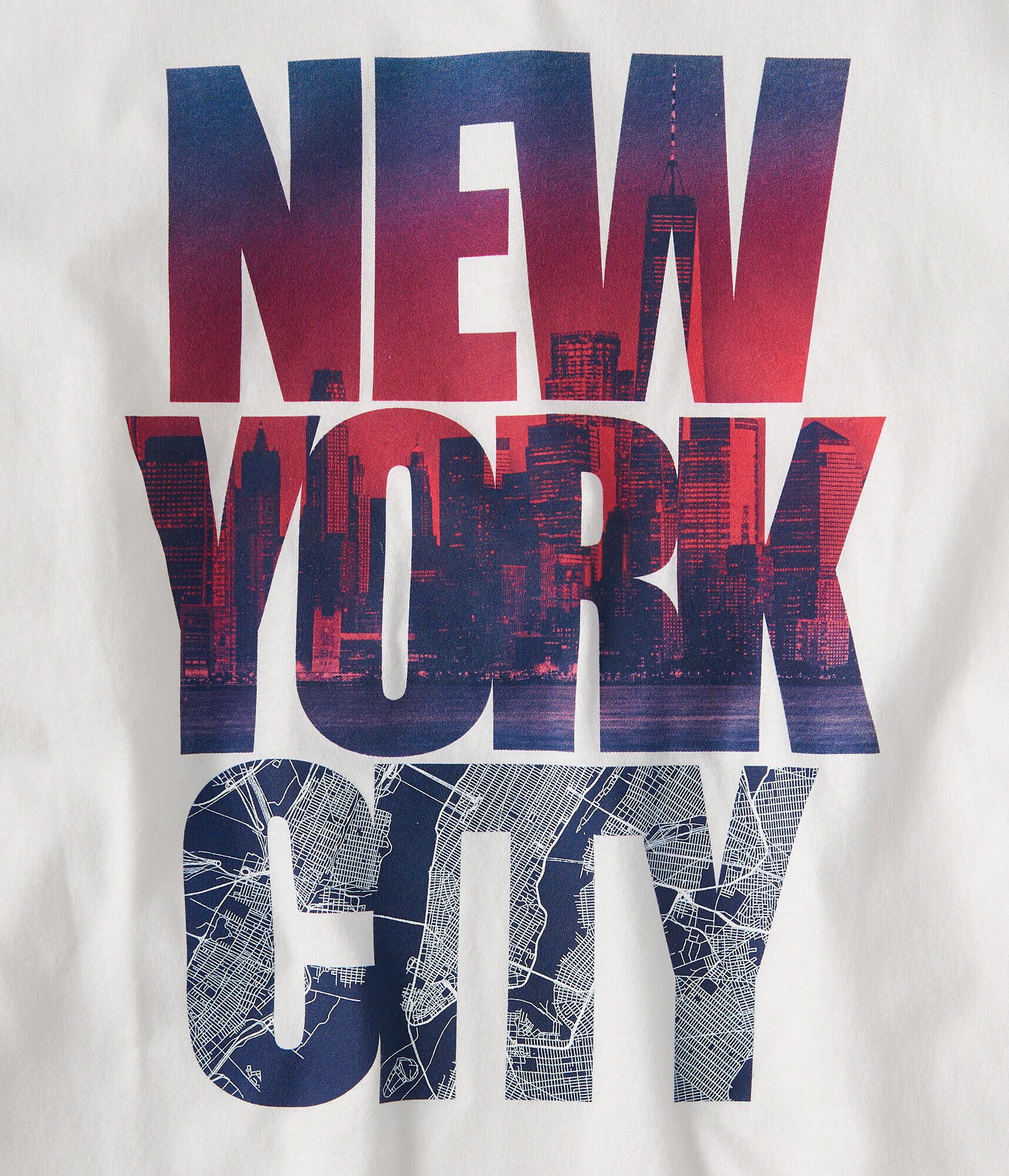 Free State Stacked New York City Graphic Tee