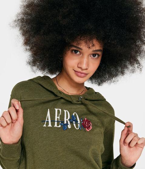 Aero Rose Pullover Hoodie