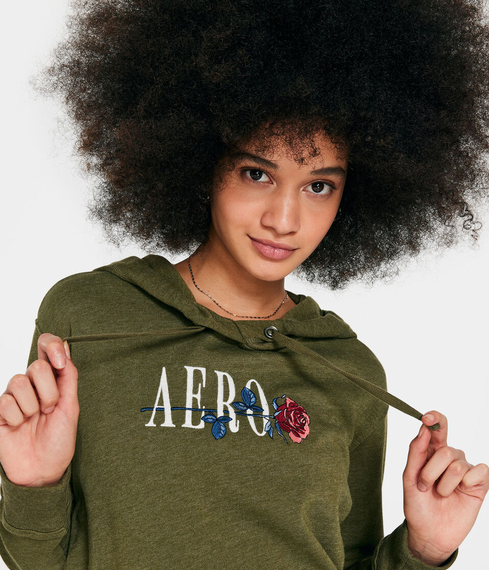 Aero Rose Pullover Hoodie