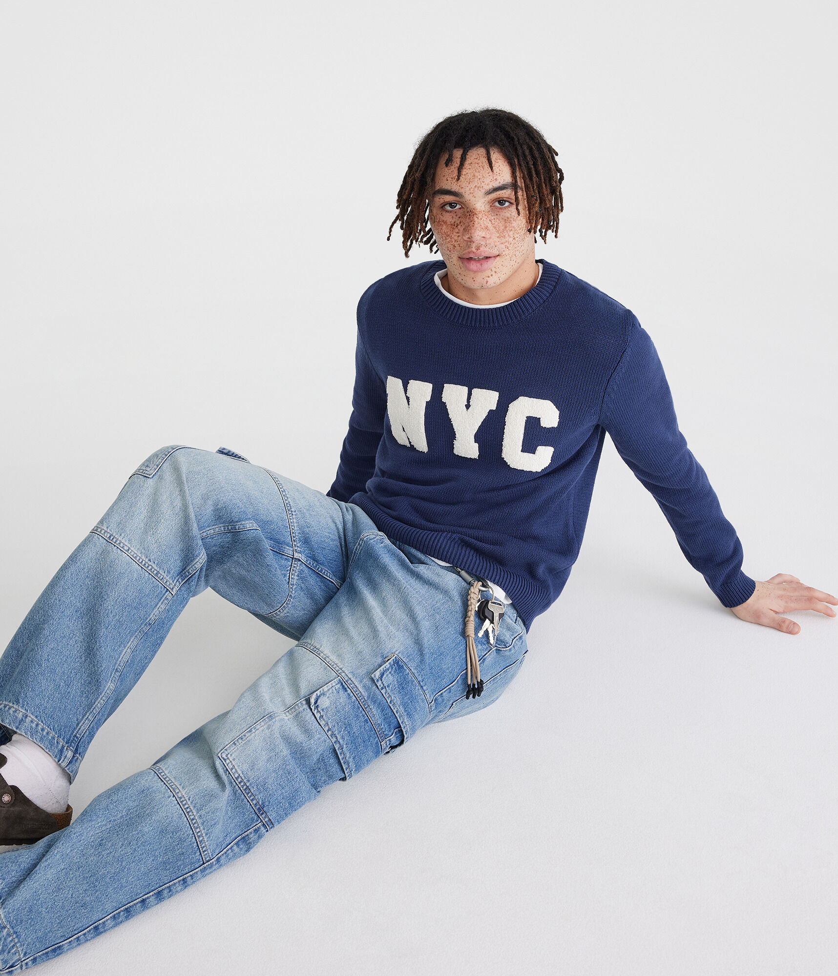 NYC Graphic Crew Sweater