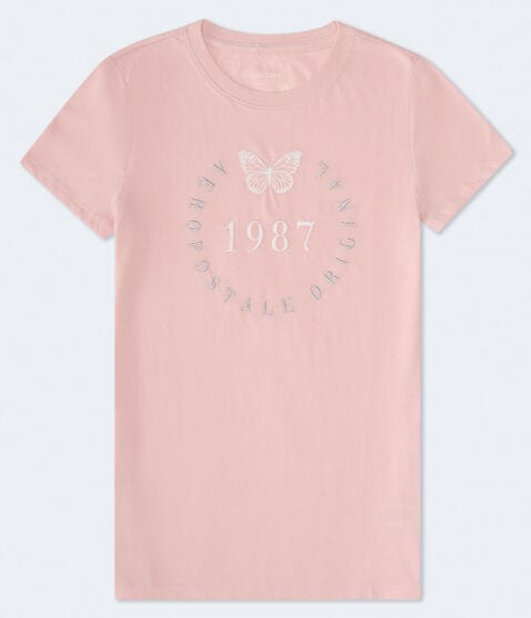 Aeropostale 1987 Butterfly Graphic Tee Aeropostale 1987 Butterfly Graphic Tee