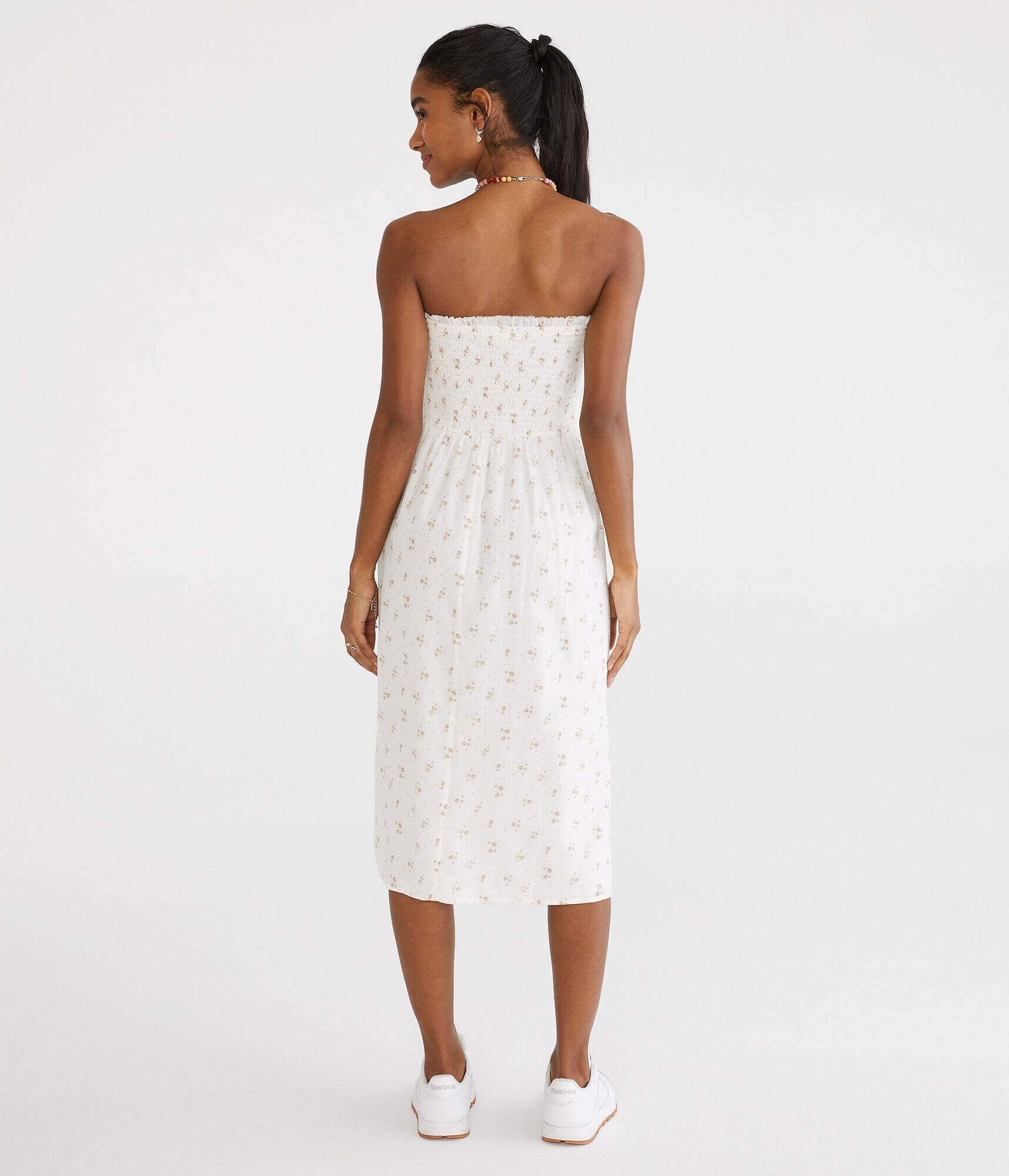 Floral Strapless Convertible Dress