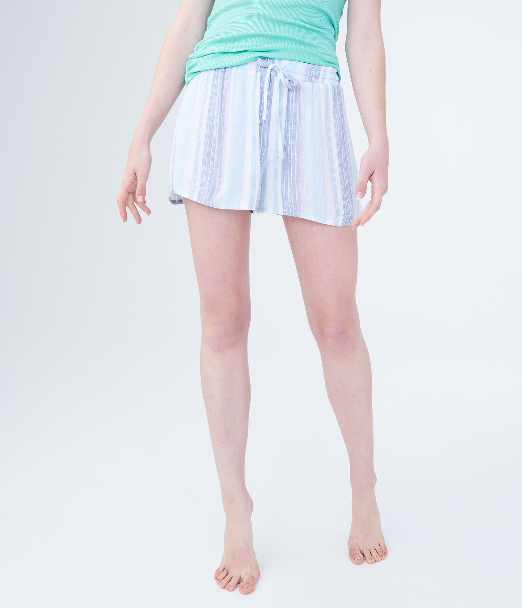 LLD Striped Sleep Shorts