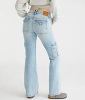 Flare Mid-Rise Cargo Jean