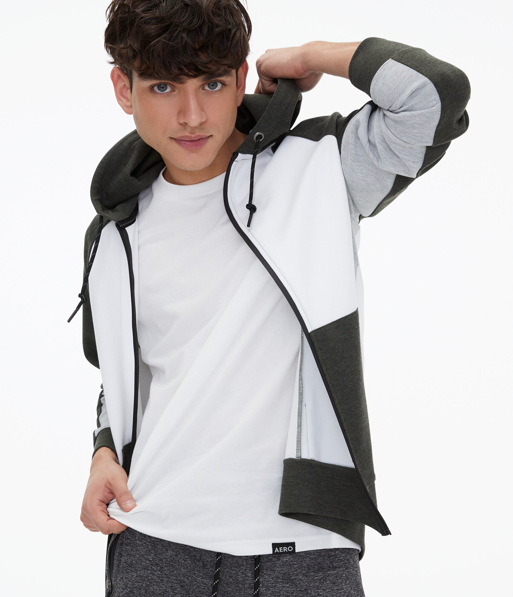 Space-Dye Stretch Crew Tee