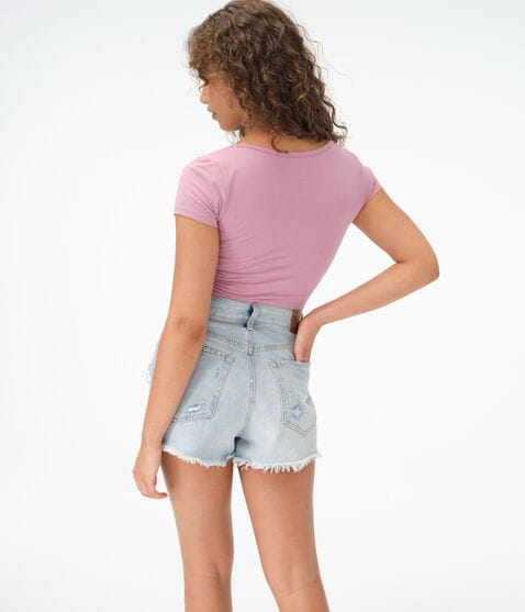 Seriously Soft Zip-Front Baby Tee Seriously Soft Zip-Front Baby Tee