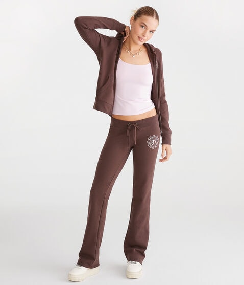Aeropostale 87 Crest Fit & Flare Sweatpants Aeropostale 87 Crest Fit & Flare Sweatpants