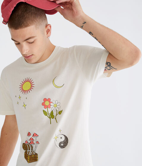Celestial Mushroom Graphic Tee Celestial Mushroom Graphic Tee