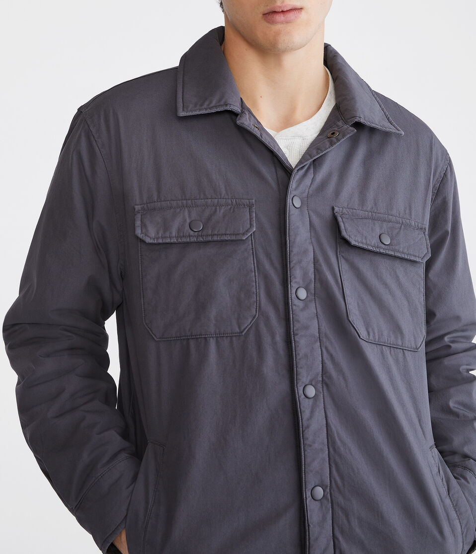Solid Cotton Shacket