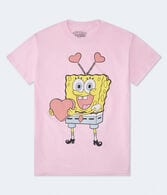 SpongeBob Valentine Oversized Graphic Tee