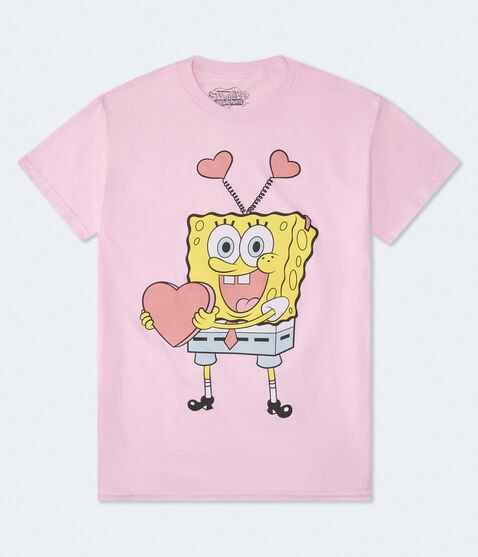 SpongeBob Valentine Oversized Graphic Tee SpongeBob Valentine Oversized Graphic Tee