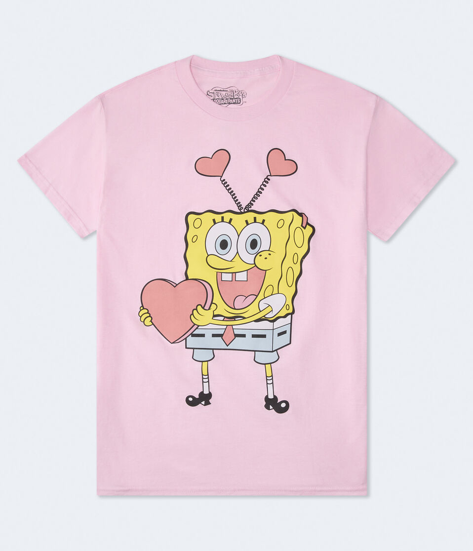 SpongeBob Valentine Oversized Graphic Tee
