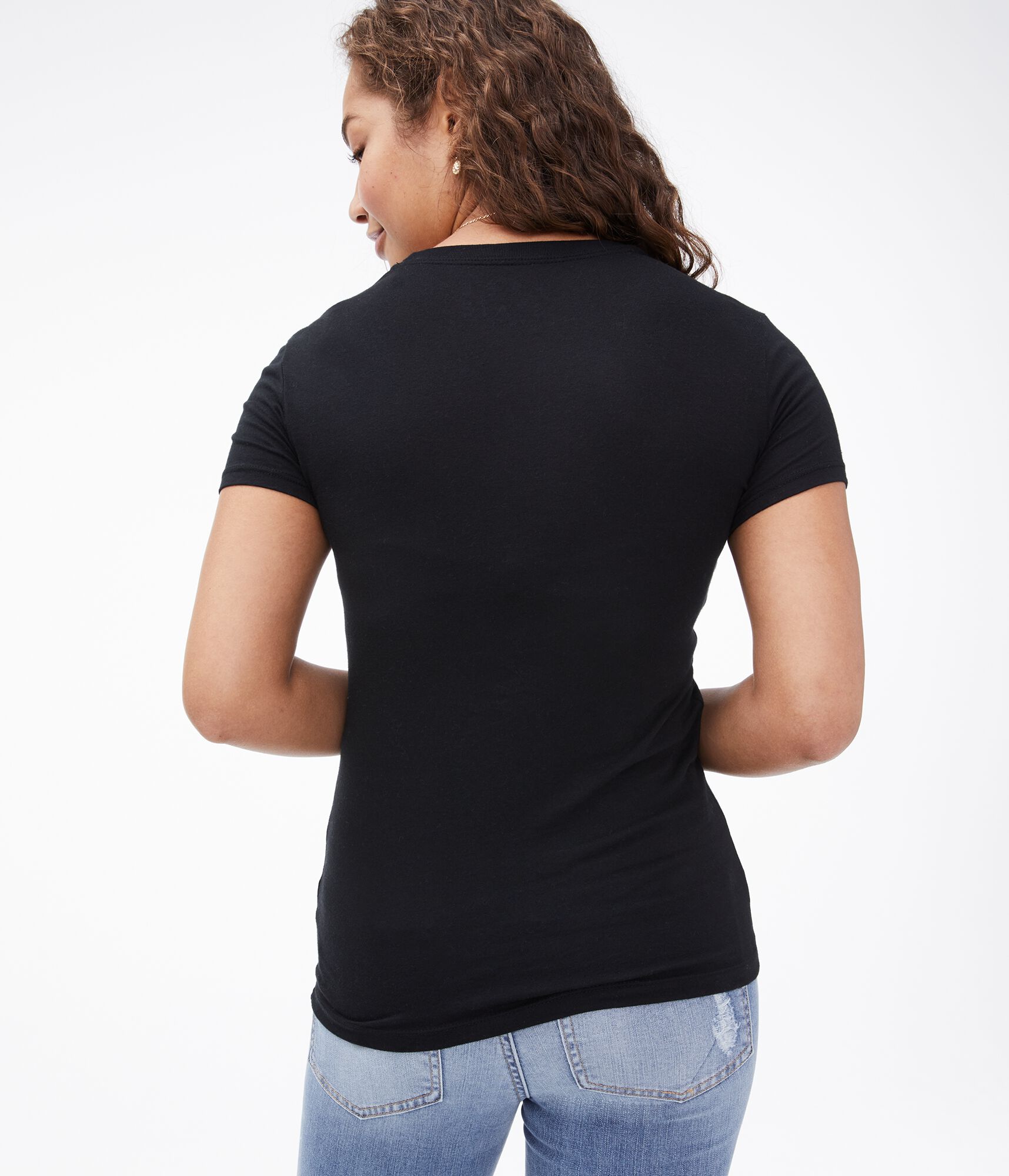 Flocked Roses Graphic Tee