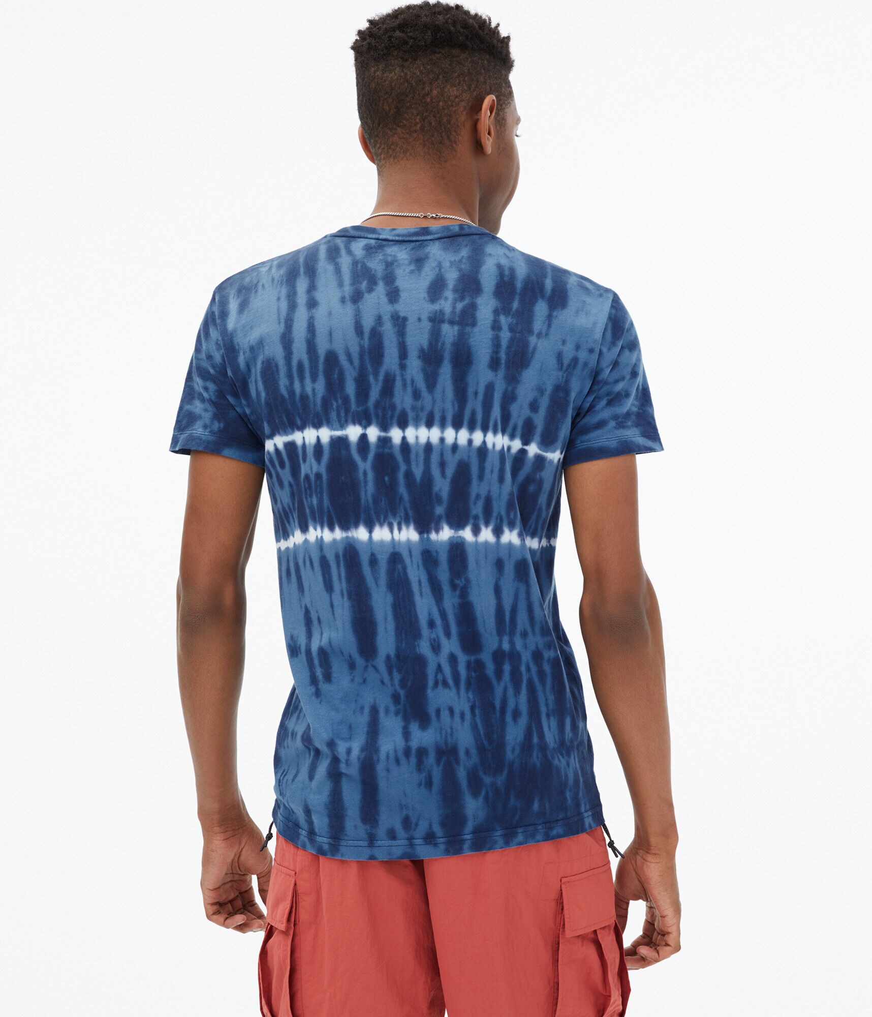 Striped Tie-Dye Crew Tee